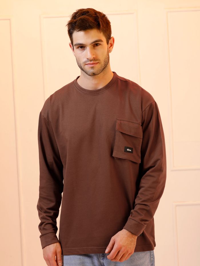 full sleeve oversized t shirt for men