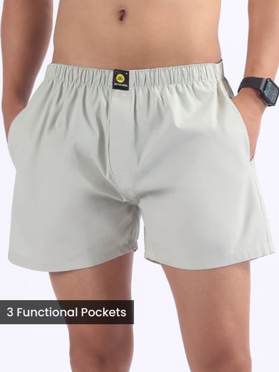 Plain Light Grey Mens Boxer Plain Light Grey Mens Boxers