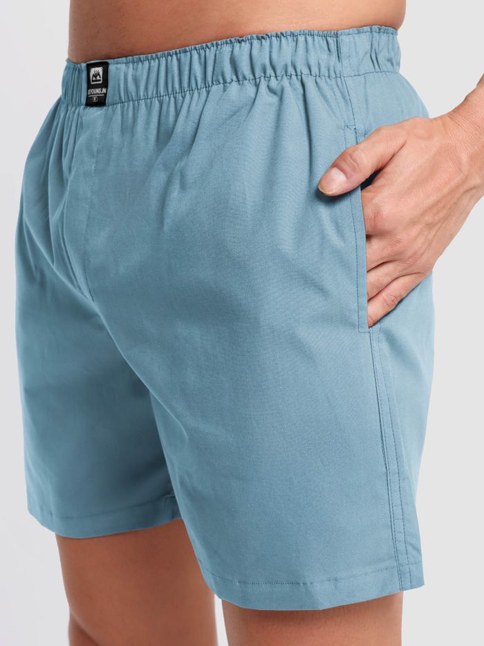 Men's boxer swim shorts top