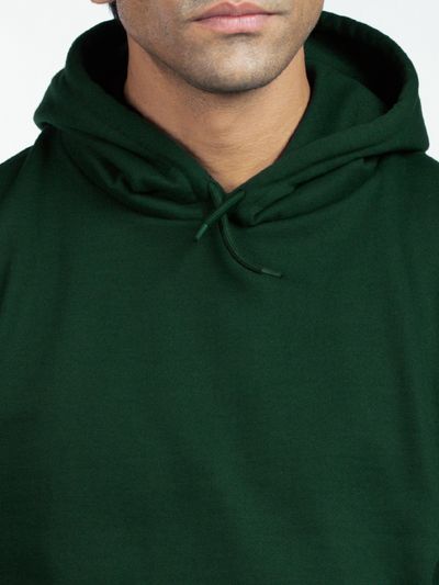 Plain Bottle Green Hoodies for Men Plain Bottle Green Hoodies for Men