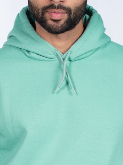 Plain Cyan Blue Hoodies for Men Beyoung Hoodies
