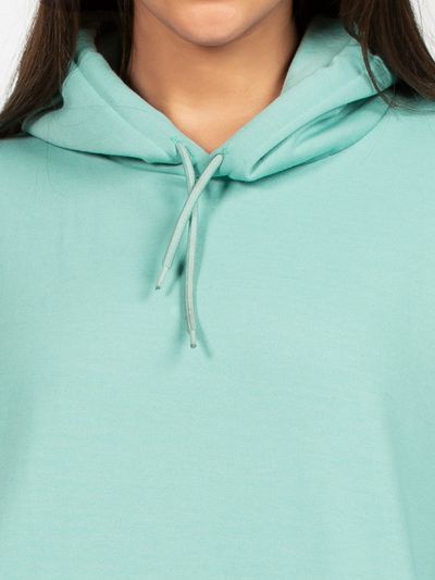 Plain Cyan Blue Hoodies for Women Plain Cyan Blue Hoodies for Women