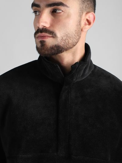 Black Oversized Sweatshirt