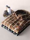 Black Rugged Flannel Overshirt
