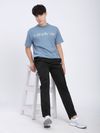 Black Slant Zipper Pocket Cargo Pants