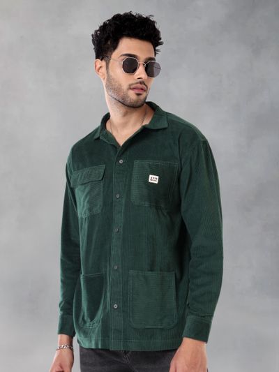 Mens green outlet shacket