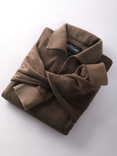 Brown Polo Collar Sweatshirt Brown Polo Collar Sweatshirt