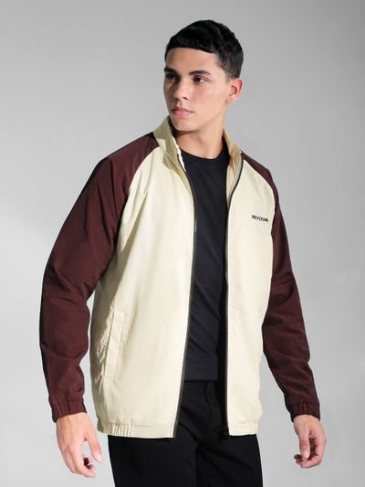 man wearing stylish jacket during winter season, 