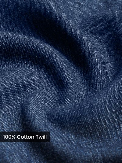 Dark Blue Denim Jacket Shacket    	 Dark Blue Denim Jacket Shacket