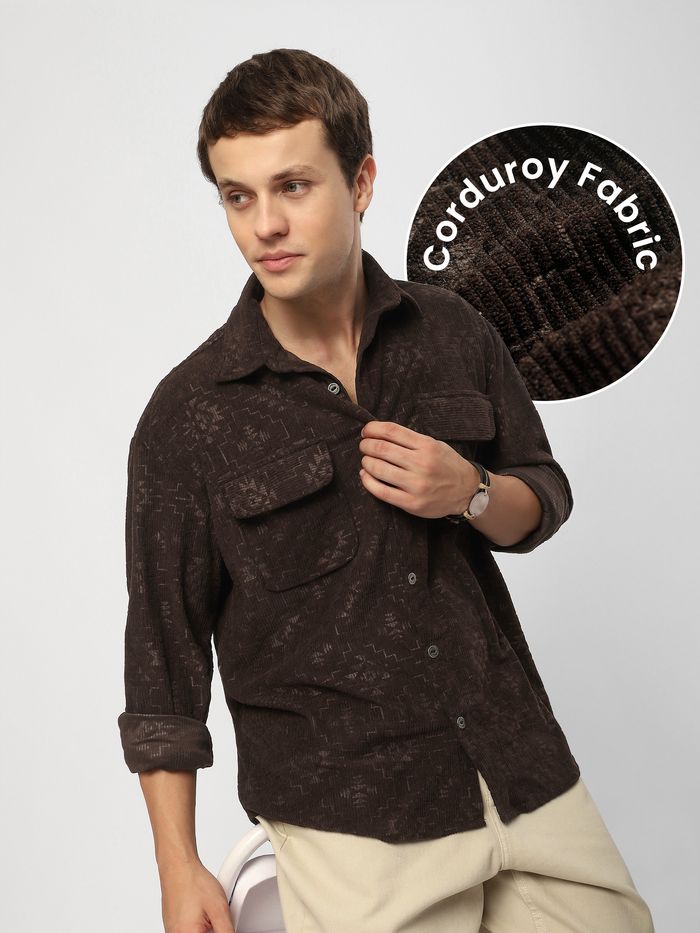 Buy Men’s Cord Shirts online for casual and stylish everyday wear, 