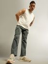 Dark Grey 6-Pockets Cargo Pants