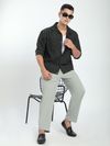 Dark Grey Bubble Textured Shacket