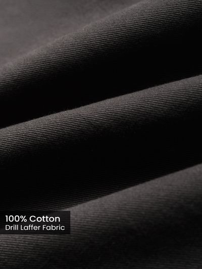 Dark Grey Cotton Drill Urban Shirt Dark Grey Cotton Drill Urban Shirt