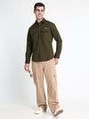 Dark Olive Urban Shirt for Men