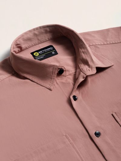 Dusty Pink Angular Pocket Shirt Dusty Pink Angular Pocket Shirt
