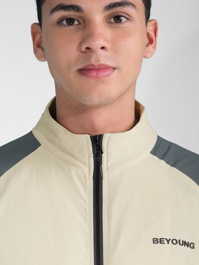 Grey Raglan Sleeve Jacket