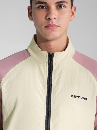 Light Mauve Raglan Sleeve Jacket