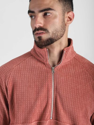 Mauve Zipper Sweatshirt Mauve Zipper Sweatshirt