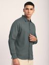 Mid Grey Jacquard Round Textured Shirt