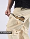 Off White Zip Pocket 3D Cargo Pants