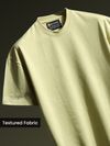 Pale Green Textured Oversized T-shirt