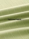 Pale Green Textured Oversized T-shirt