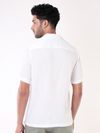 White Striped Casual Shirt for Men