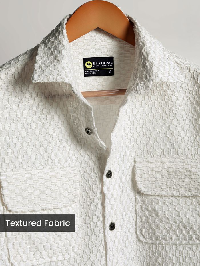 beyoung textured shirts for men, 
