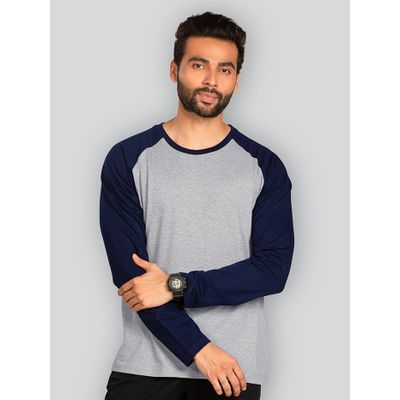 Grey t shirt full sleeve clearance