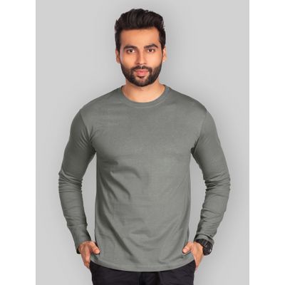 Grey colour full t shirt clearance