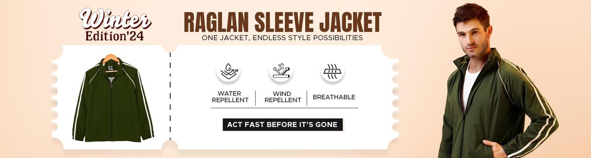 Buy Coin Grey Raglan Sleeve Jacket for Men Online in India -Beyoung