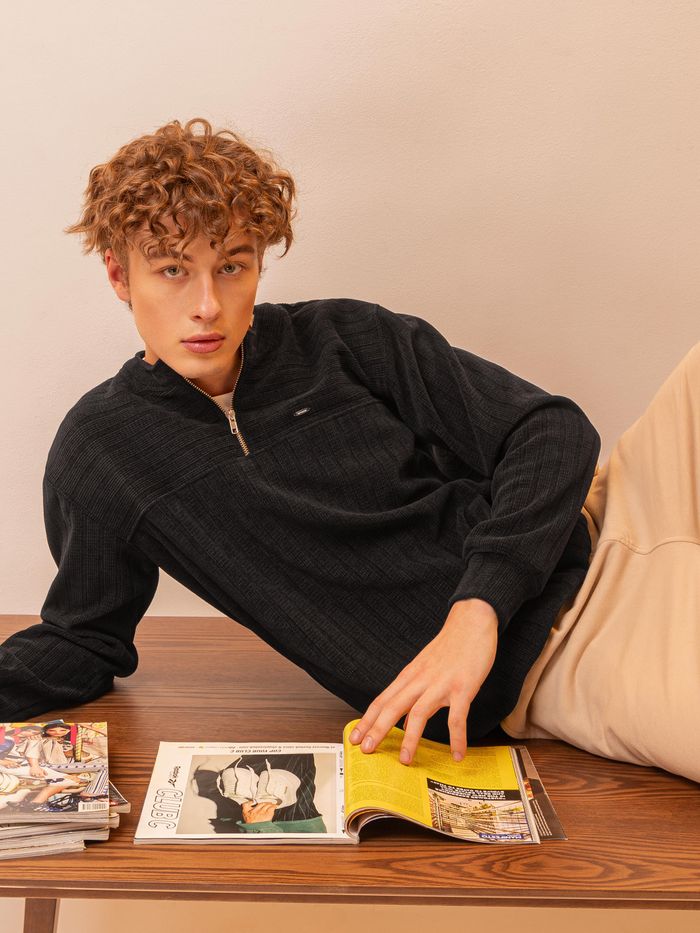 Buy black sweatshirt sales