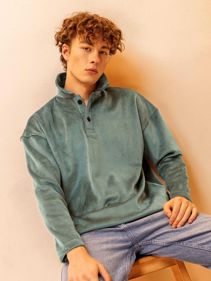 Corduroy sweatshirt on sale