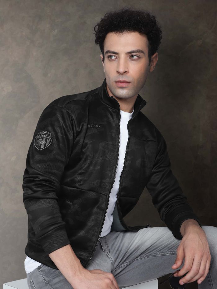 Dark outlet camo jacket