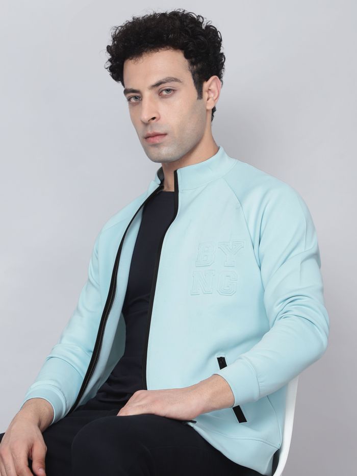 Buy Ice Blue Scuba Jacket for Men for Men Online in India Beyoung