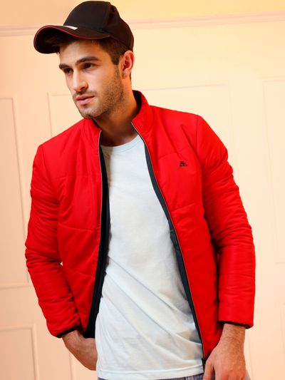 Red and navy discount jacket