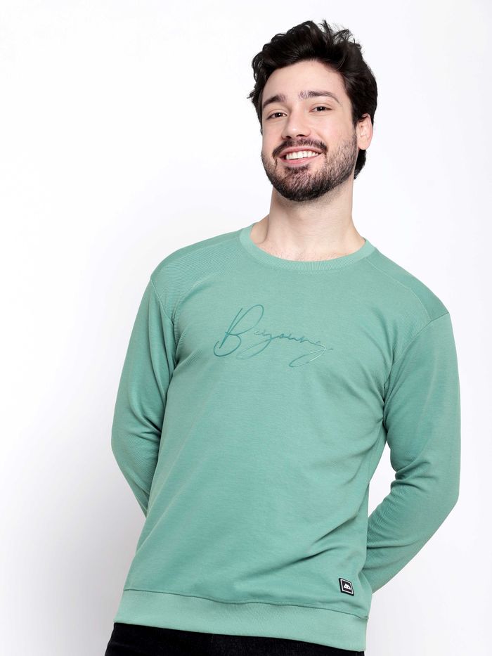 Turquoise store sweatshirt mens