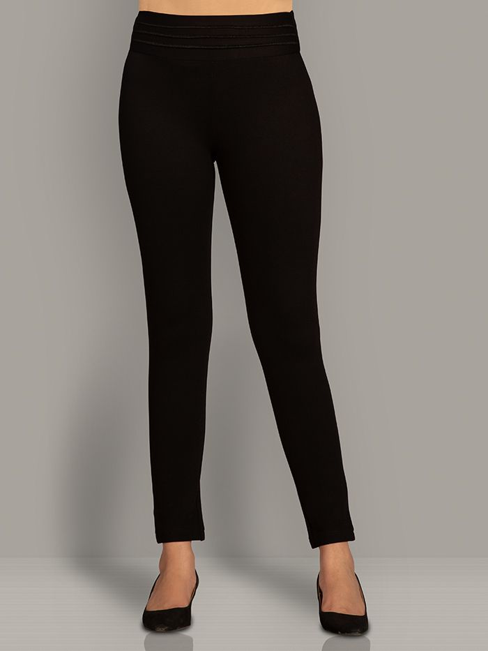 Jade Black Narrow Cut Women Jeggings 