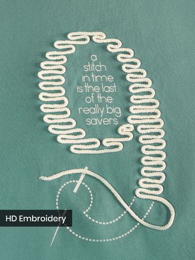 Sea Green Stitch In Time T-shirt Sea Green Stitch In Time T-shirt