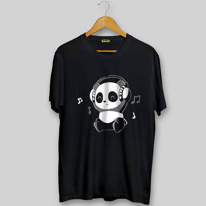 Buy Music Panda Oversized T-shirt for Girls Online in India -Beyoung