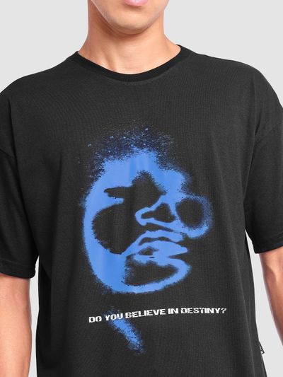 Destiny Printed Oversized T-shirt for Men