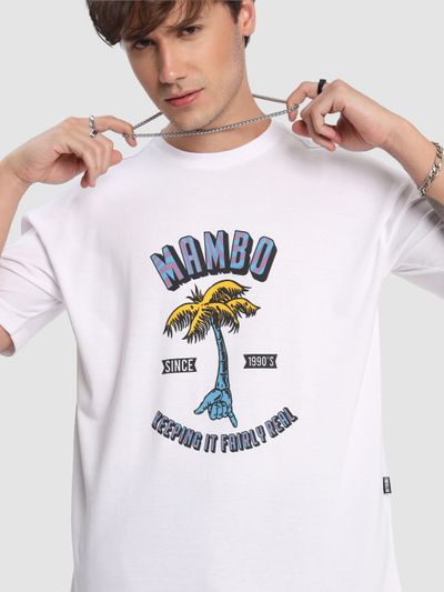 Mambo Printed Oversized T-shirt for Men