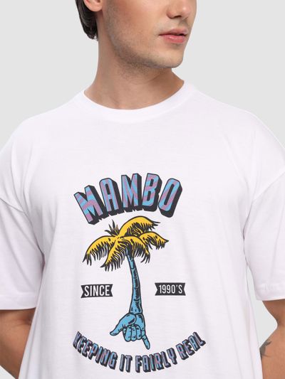 Mambo Printed Oversized T-shirt for Men