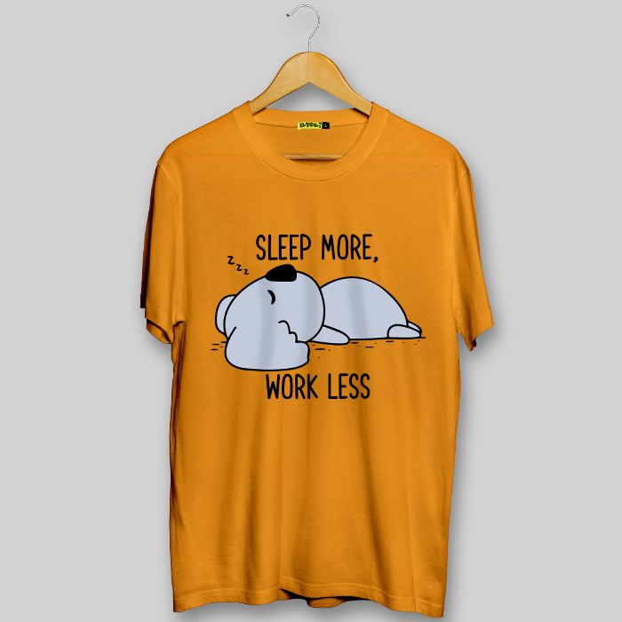 Sleep More Work Less Oversized T-shirt