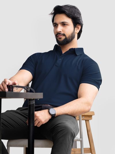 Navy Blue Polo T-shirt Navy Blue Polo T-shirt