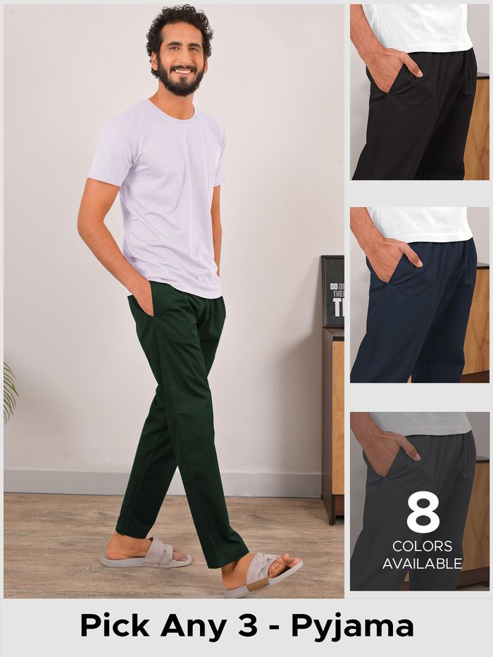 Cotton night pants for mens online india sales