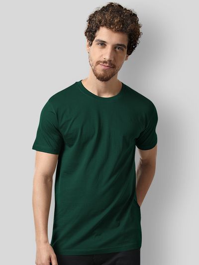 7065 Green Plain T-Shirt