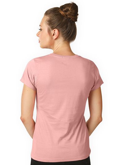 Rose Pink Women Plain T-Shirt Rose Pink Women Plain T-Shirt