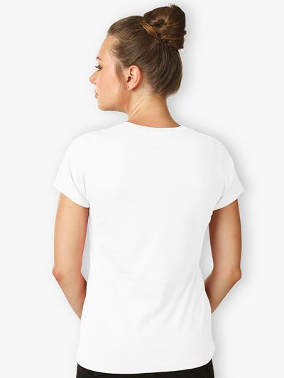 White Women Plain T-Shirt White Women Plain T-Shirt