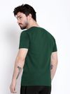Bottle Green Plain T-Shirt